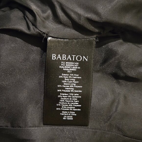 BNWT SMALL Aritzia Babaton Bromley Wool Coat Brand NEW - Picture 5 of 16